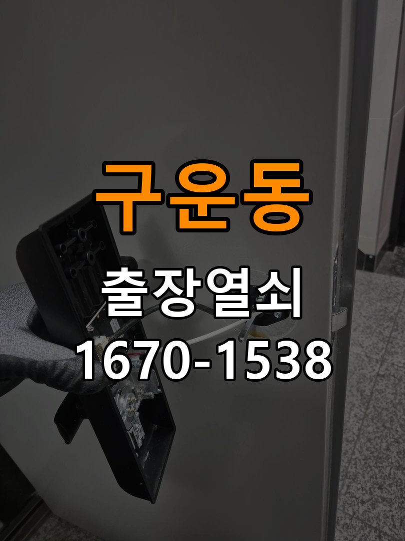 구운동도어락 열쇠 출장 24시 임대주택 푸시풀 도어락 고장 수리 및 관리 참고 사진 1