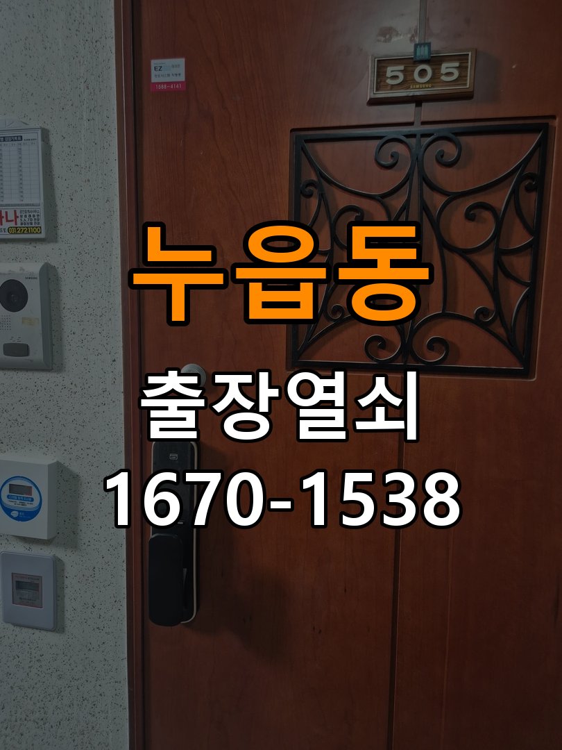 누읍동열쇠 반지하 주택 현관문 잠금받이 주변 나무 균열 점검 참고 사진 1