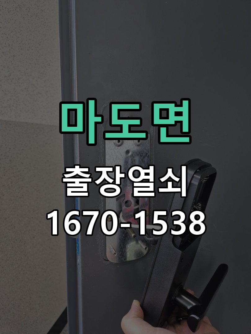 마도면 보조키 특수키 안전고리 추가 설치 특수 핀 실린더 보조키 및 빗장형 고급 안전고리 정밀 점검 및 교체