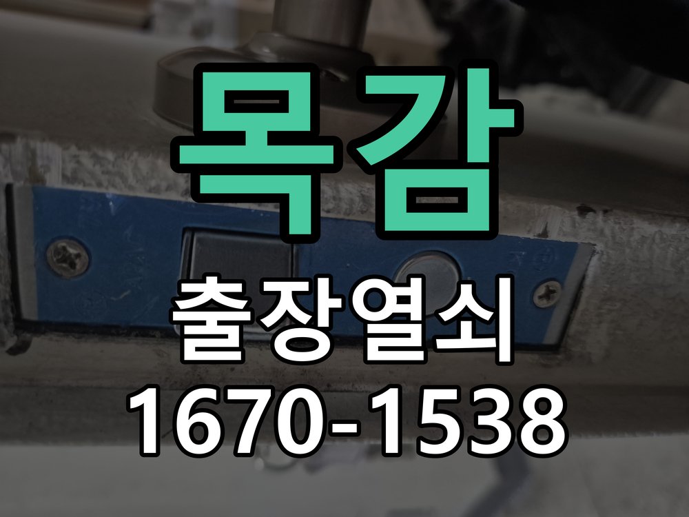 목감 도어락 이중잠금 내부잠금 해제 방법 작업 완료 후 정상 작동 확인