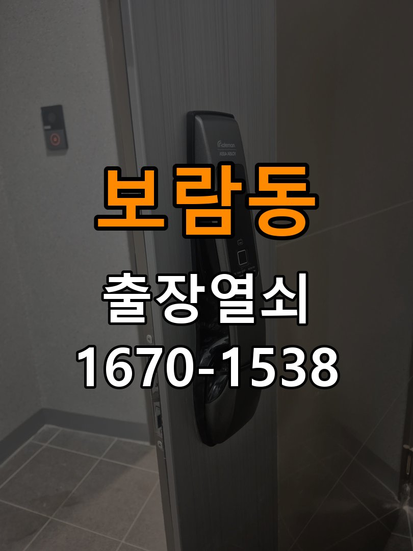 보람동 보조키 특수키 안전고리 추가 설치 작업 완료 후 정상 작동 확인