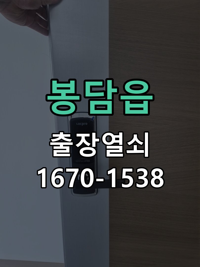봉담읍 현관문 보조키 열쇠 분실 키통 교체 도어락 위의 특수 보조키 열쇠를 잃어버려 문을 열지 못함 현장 출장