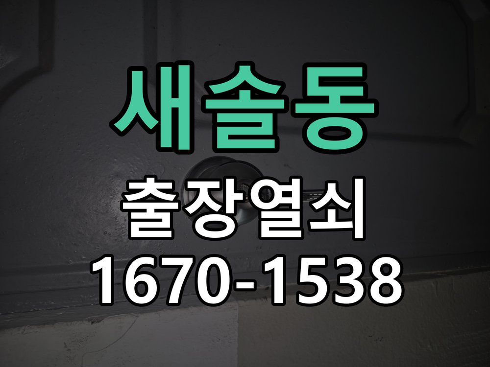 새솔동 현관문 보조키 열쇠 분실 키통 교체 작업 완료 후 정상 작동 확인