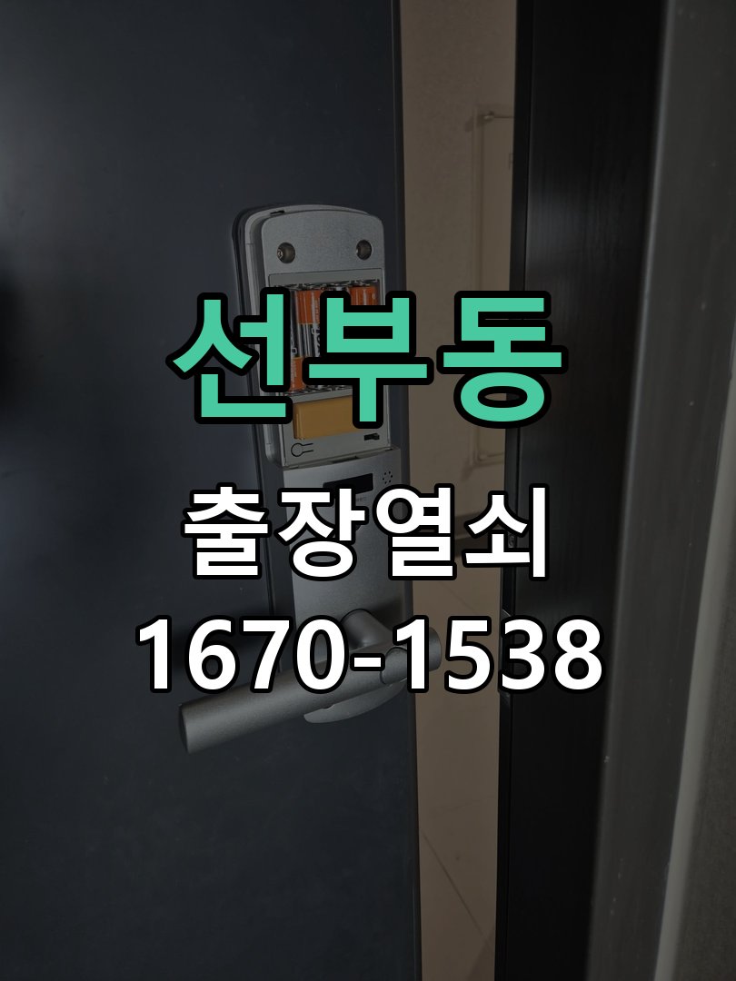 선부동 보조키 특수키 안전고리 추가 설치 작업 완료 후 정상 작동 확인