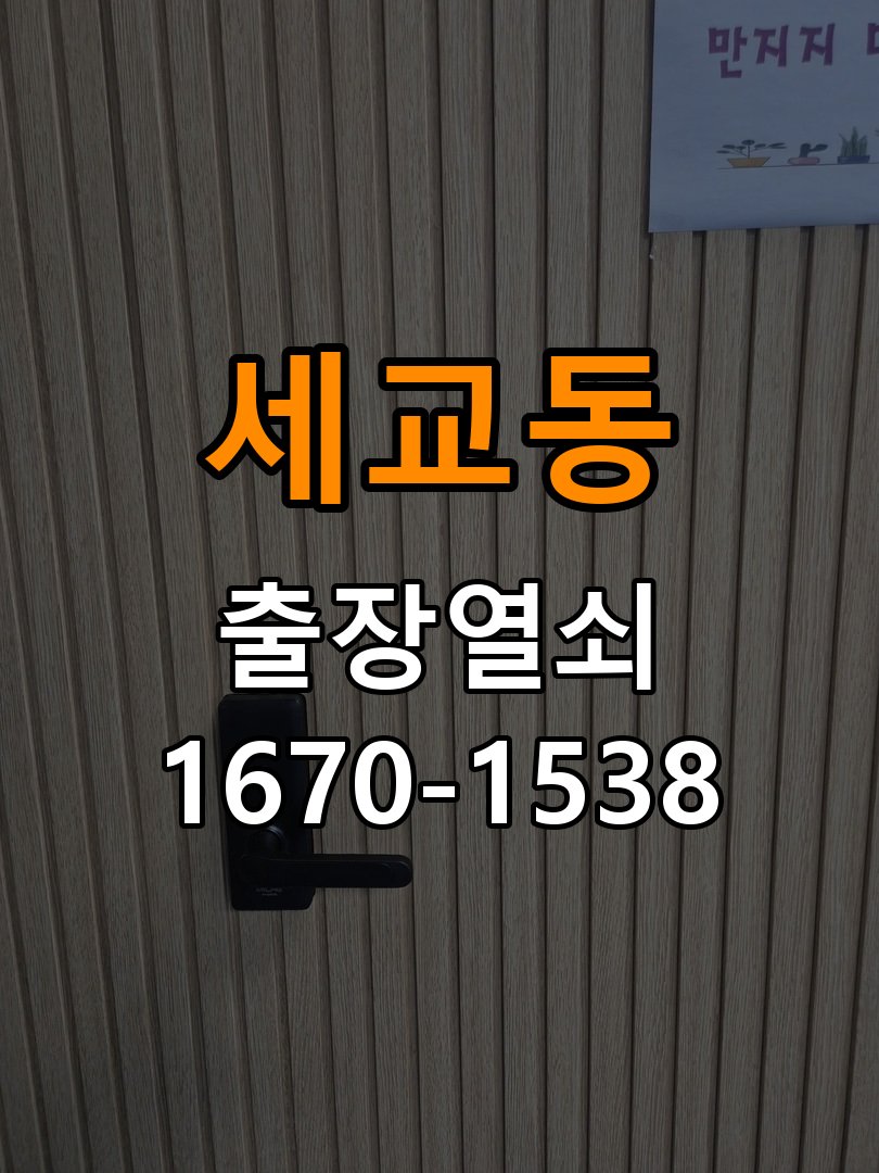 세교동도어락 열쇠 출장 24시 방전 대응 및 고장 예방 관리 참고 사진 4