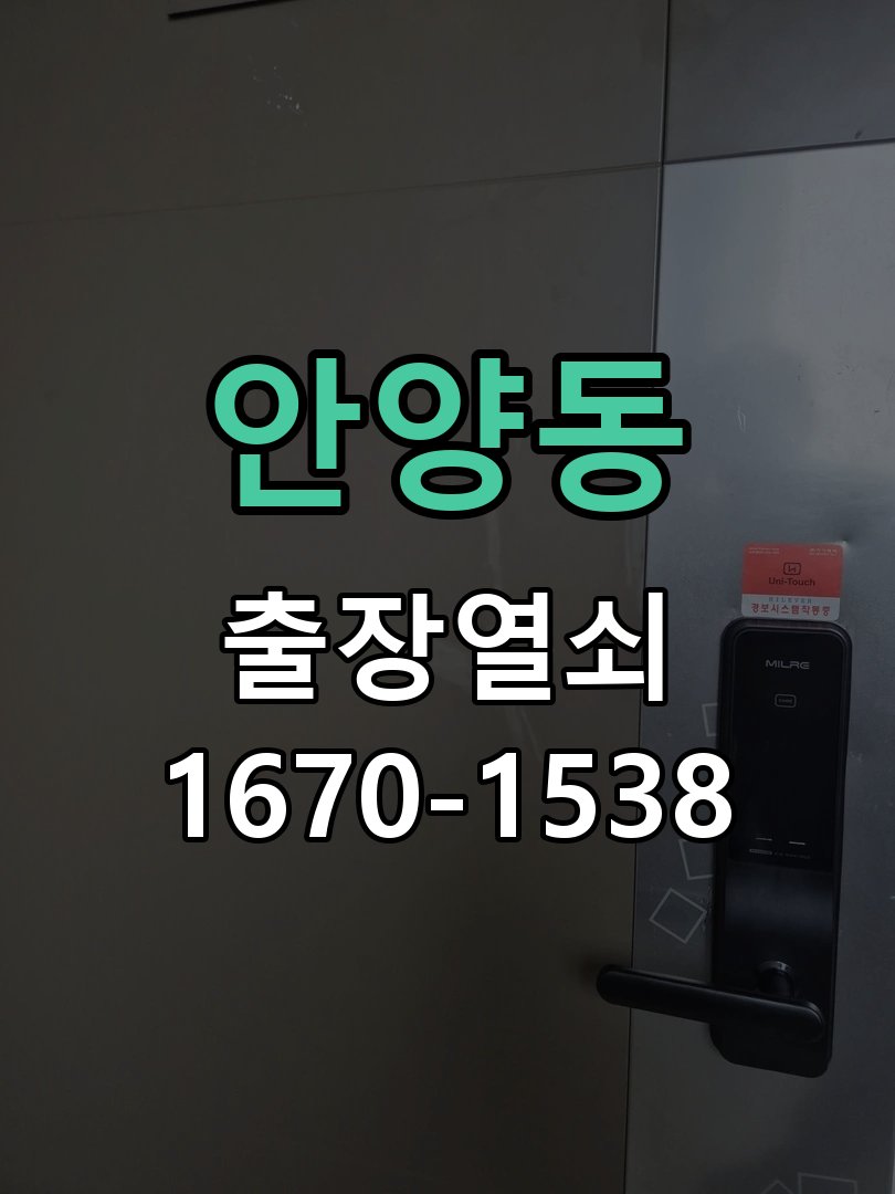 안양동 화장실문 안에서 잠김 손잡이 교체 출장 작업 완료 후 정상 작동 확인