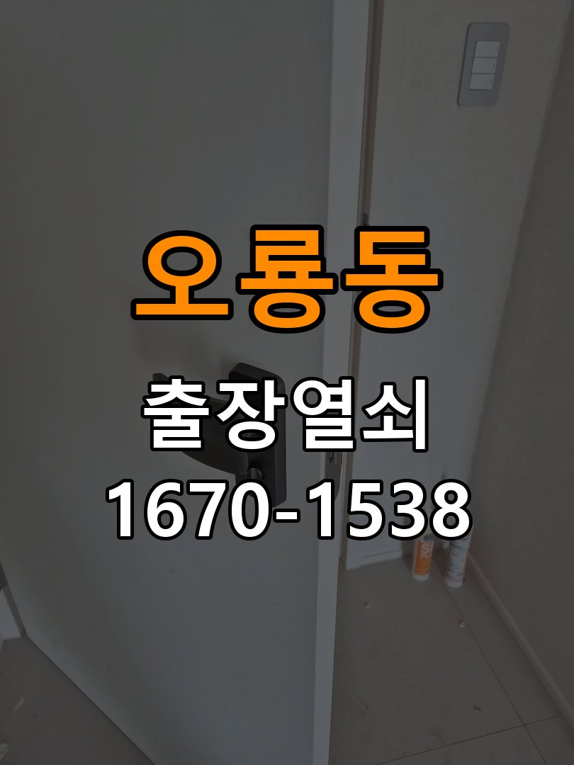 오룡동 상가 방문 손잡이를 내려도 문이 걸리는 증상 - 수리와 교체 판단 기준 작업 완료 후 정상 작동 확인
