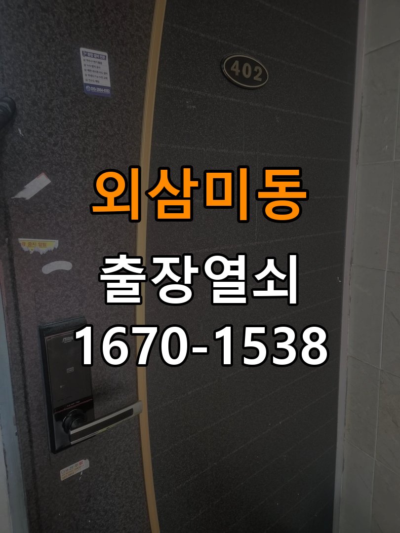 외삼미동도어락 열쇠 출장 24시 빌라 디지털 번호키 오류음 해결 및 관리법 참고 사진 2