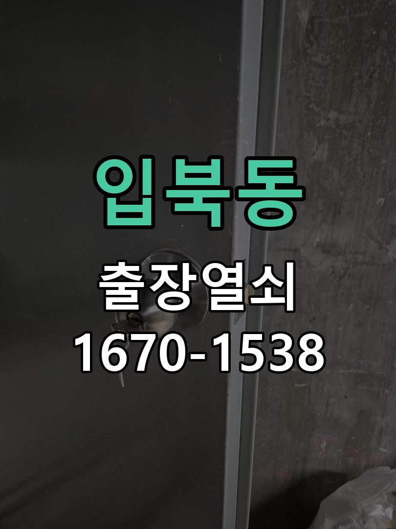 입북동 열쇠 부러짐 키 실린더 교체 열쇠 구멍 안에서 키가 꺾여 부러진 채 박혀 문이 안 열림 현장 출장