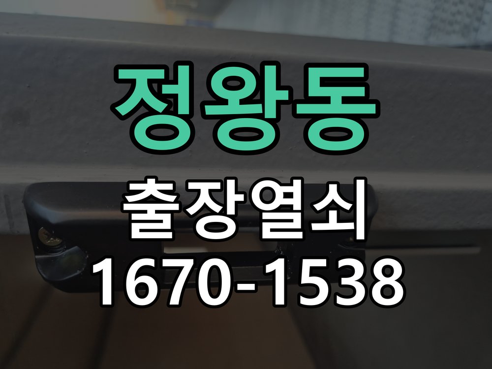정왕동 보조키 특수키 안전고리 추가 설치 작업 완료 후 정상 작동 확인