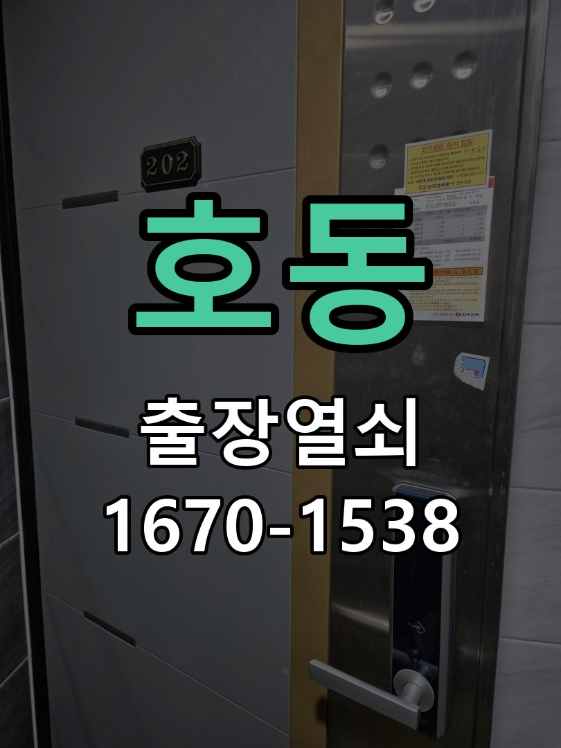 호동 현관문 보조키 열쇠 분실 키통 교체 특수 딤플키 실린더 보조키 교체 정밀 점검 및 교체