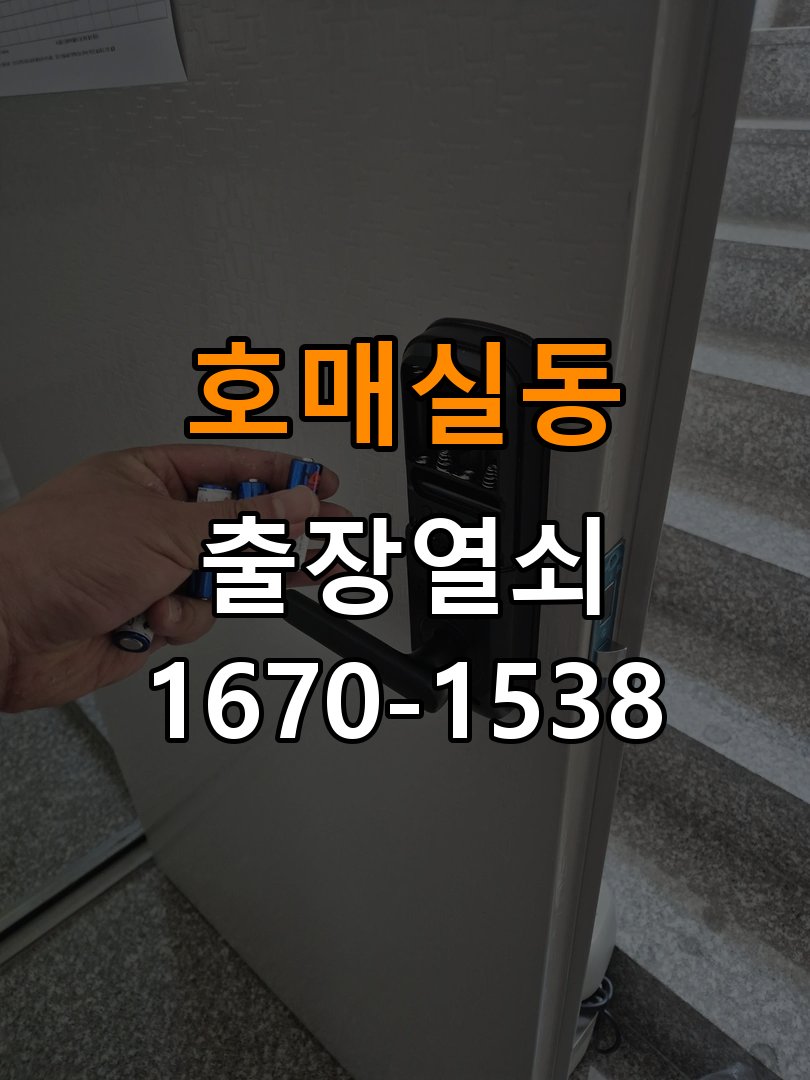 호매실동도어락 열쇠 출장 24시 학원 도어락 실내 잠금 버튼 반응 없음 해결 참고 사진 1