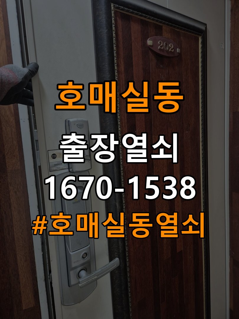 호매실동열쇠 빌라 보조키 안전고리 이상 시 대처법 참고 사진 2